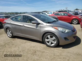 2013 Hyundai Elantra Limited with VIN 5NPDH4AE6DH340032, listed as a Copart auction lot 50267885 with 139,962 mi miles and Salvage Title. Bid and sale history available at DreamBid. Image 4.