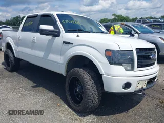 2013 Ford F-150 XL with VIN 1FTFW1EF1DFC45663, listed as a IAAI auction lot 42569818 with 175,248 mi miles and . Bid and sale history available at DreamBid. Image 1.