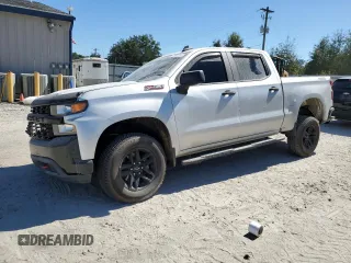 2020 Chevrolet Silverado 1500 Custom Trail Boss with VIN 3GCPYCEF4LG283797, listed as a Copart auction lot 75600264 with 81,008 mi miles and Salvage Title. Bid and sale history available at DreamBid. Image 1.