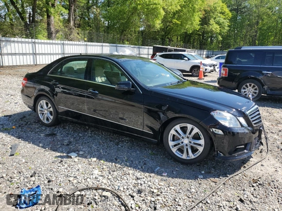 2011 Mercedes-Benz E 350 Luxury with VIN WDDHF8HB6BA383967, listed as a Copart auction lot 58810805 with 155,271 mi miles and Salvage title. Bid and sale history available at DreamBid. Image 4.