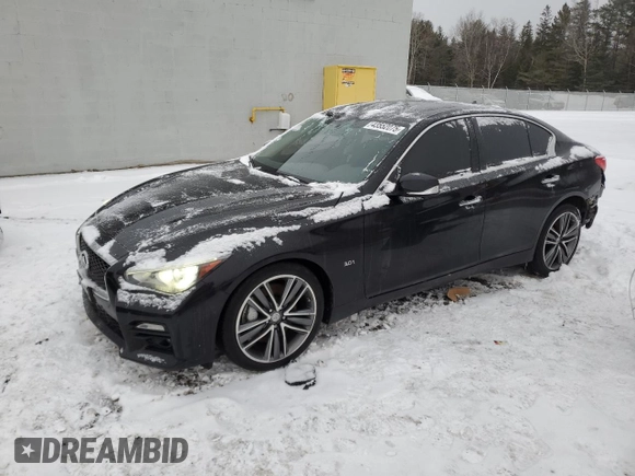 2017 Infiniti Q50 3.0t Signature Edition with VIN JN1EV7ARXHM841053, listed as a Copart auction lot 43552075 with 74,034 mi miles and Clean Title. Bid and sale history available at carsss.com. Image 1.
