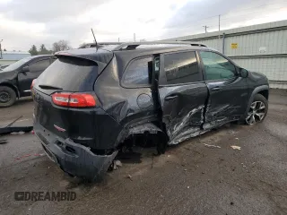 2018 Jeep Cherokee Trailhawk with VIN 1C4PJMBB5JD535384, listed as a Copart auction lot 51041775 with 89,873 mi miles and Salvage Title. Bid and sale history available at carsss.com. Image 3.