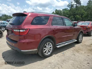 2021 Dodge Durango SXT with VIN 1C4RDHAG0MC641434, listed as a Copart auction lot 56573715 with 140,181 mi miles and Salvage title. Bid and sale history available at DreamBid. Image 3.