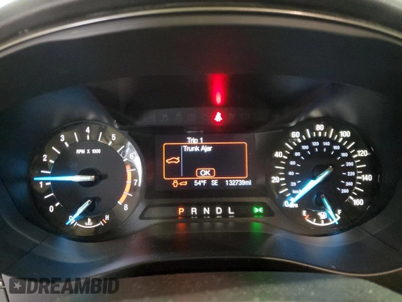 2017 Ford Fusion SE with VIN 3FA6P0H76HR224365, listed as a Copart auction lot 50297265 with 132,739 mi miles and Salvage Title. Bid and sale history available at DreamBid. Image 9.