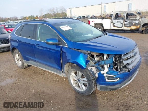 2018 Ford Edge SEL with VIN 2FMPK4J89JBB09962, listed as a IAAI auction lot 40698725 with 180,224 mi miles. Bid and sale history available at carsss.com. Image 1.