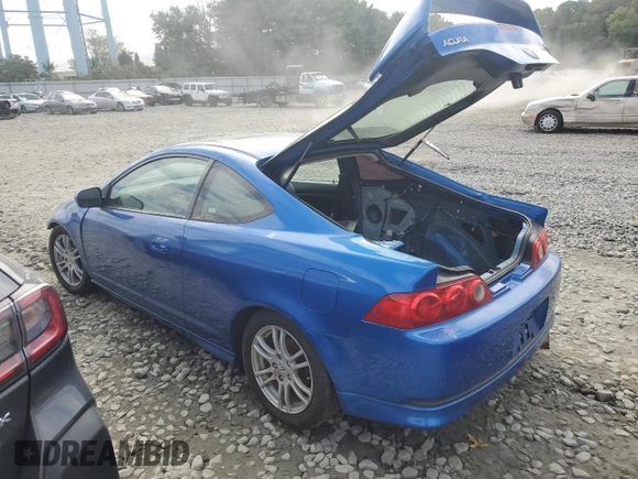 2005 Acura RSX z VIN JH4DC53825S005329, wystawiony jako Copart lot #73922634 z przebiegiem Nie podano mil oraz Szkoda całkowita • Salvage title. Historia ofert i sprzedaży dostępna na DreamBid. Obrazek 2.
