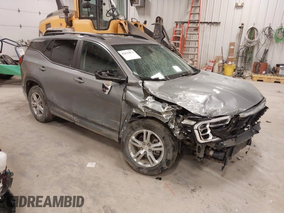 2023 GMC Terrain SLE z VIN 3GKALMEG2PL128721, wystawiony jako IAAI lot #42032073 z przebiegiem 38 880 mil mil oraz . Historia ofert i sprzedaży dostępna na DreamBid. Obrazek 1.
