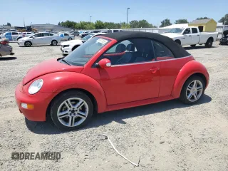 2005 Volkswagen Beetle GLS with VIN 3VWCD31Y75M311546, listed as a Copart auction lot 61877105 with 91,308 mi miles and Salvage title. Bid and sale history available at DreamBid. Image 1.