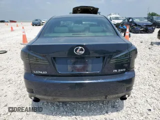 2006 Lexus IS 350 with VIN JTHBE262862006199, listed as a Copart auction lot 57180525 with 187,728 mi miles and Salvage title. Bid and sale history available at DreamBid. Image 6.