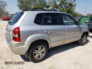 2006 Hyundai Tucson GLS with VIN KM8JN12DX6U393837, listed as a Copart auction lot 75961954 with 215,906 mi miles and Salvage Title. Bid and sale history available at carsss.com. Image 3.
