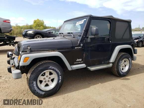 2004 Jeep Wrangler Sport with VIN 1J4FA49S74P746746, listed as a Copart auction lot 72678754 with 109,808 mi miles and Clean Title. Bid and sale history available at carsss.com. Image 1.