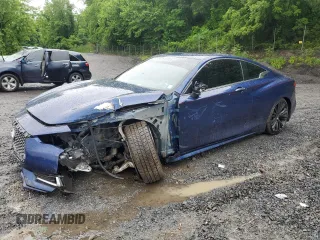 2018 Infiniti Q60 Luxe z VIN JN1EV7EL9JM390743, wystawiony jako Copart lot #60265835 z przebiegiem 62 903 mil mil oraz Szkoda całkowita • Salvage title. Historia ofert i sprzedaży dostępna na DreamBid. Obrazek 1.