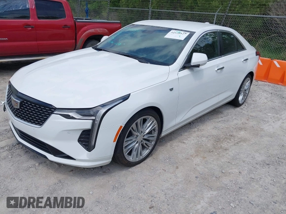 2024 Cadillac CT4 Premium Luxury with VIN 1G6DB5RK5R0103234, listed as a IAAI auction lot 42120527 with Not Provided miles and . Bid and sale history available at DreamBid. Image 17.