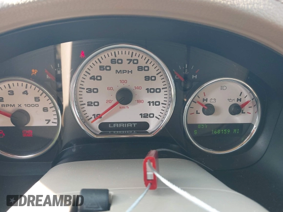 2005 Ford F-150 XLT with VIN 1FTPW12575KD47090, listed as a IAAI auction lot 42469356 with 168,159 mi miles and . Bid and sale history available at DreamBid. Image 7.
