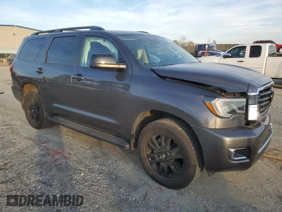 2018 Toyota Sequoia SR5 with VIN 5TDZY5G16JS070984, listed as a Copart auction lot 81358604 with 85,179 mi miles and Salvage Title. Bid and sale history available at carsss.com. Image 4.
