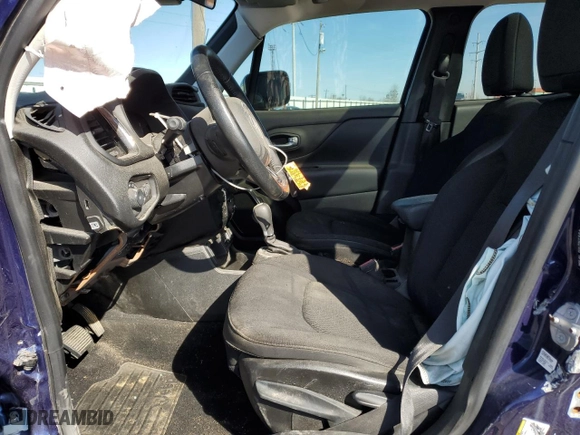 2018 Jeep Renegade Latitude with VIN ZACCJABB0JPH70564, listed as a Copart auction lot 49426885 with 0 mi miles and Non Repairable. Bid and sale history available at carsss.com. Image 7.