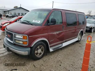 1999 GMC Savana z VIN 1GDFG15R3X1157847, wystawiony jako Copart lot #79041264 z przebiegiem 208 719 mil mil oraz Szkoda całkowita • Salvage title. Historia ofert i sprzedaży dostępna na DreamBid. Obrazek 1.