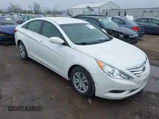 2012 Hyundai Sonata GLS PZEV with VIN 5NPEB4AC8CH381961, listed as a IAAI auction lot 42018167 with 182,555 mi miles. Bid and sale history available at carsss.com. Image 1.