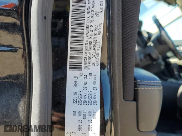 2017 Jeep Cherokee Altitude с VIN 1C4PJLAB4HW617116, выставлен на аукционе Copart как лот 44981425 с пробегом 239 447 миль миль и Списание • Salvage title. История ставок и продаж доступна на DreamBid. Изображение 13.