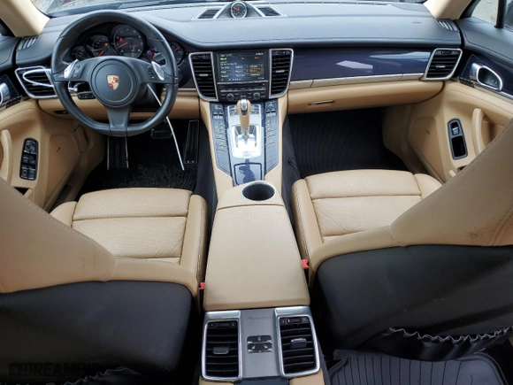 2015 Porsche Panamera 4 with VIN WP0AA2A7XFL001690, listed as a Copart auction lot 40765024 with 86,770 mi miles. Bid and sale history available at carsss.com. Image 8.