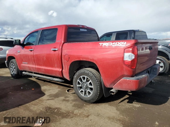 2016 Toyota Tundra 4WD Truck LTD with VIN 5TFHW5F14GX534862, listed as a Copart auction lot 43117124 with 145,470 mi miles and Salvage Title. Bid and sale history available at carsss.com. Image 2.