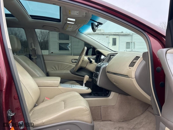 2009 Nissan Murano S with VIN JN8AZ18W19W159410, listed as a Copart auction lot 51686745 with 175,982 mi miles and Clean Title. Bid and sale history available at carsss.com. Image 5.
