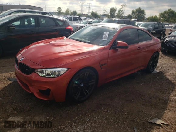 2015 BMW M4 with VIN WBS3R9C54FK333564, listed as a Copart auction lot 68695203 with 78,217 mi miles. Bid and sale history available at carsss.com. Image 1.