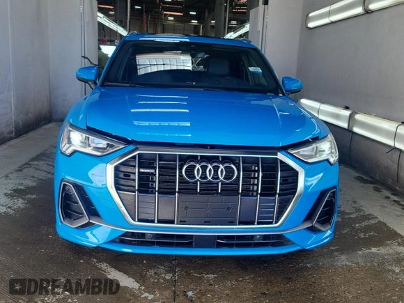 2023 Audi Q3 S line Premium with VIN WA1DECF32P1108964, listed as a IAAI auction lot 42889692 with 54,133 mi miles and . Bid and sale history available at DreamBid. Image 58.