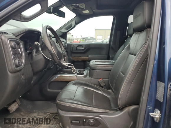 2019 Chevrolet Silverado 1500 High Country with VIN 1GCUYHED1KZ143932, listed as a Copart auction lot 46997635 with 70,075 mi miles and Salvage Title. Bid and sale history available at carsss.com. Image 7.