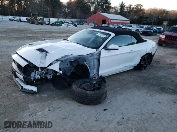 2022 Ford Mustang GT Premium with VIN 1FATP8FF1N5116262, listed as a Copart auction lot 43516955 with 48,341 mi miles and Salvage title. Bid and sale history available at DreamBid. Image 1.