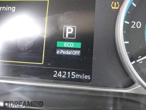 2022 Nissan LEAF SV with VIN 1N4AZ1CV8NC563090, listed as a IAAI auction lot 42086289 with 24,215 mi miles and . Bid and sale history available at DreamBid. Image 16.