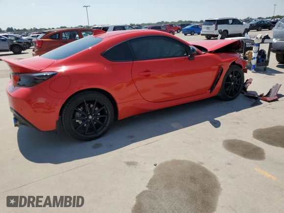 2023 Toyota GR86 Premium with VIN JF1ZNBF11P8757608, listed as a Copart auction lot 66290094 with 0 mi miles and Salvage Title. Bid and sale history available at carsss.com. Image 3.