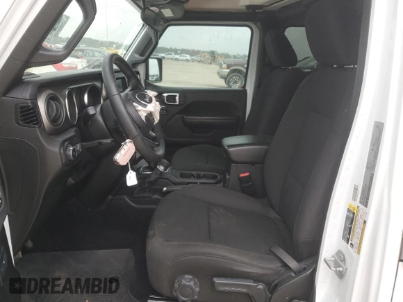 2020 Jeep Wrangler Unlimited Sport S with VIN 1C4HJXDG9LW311833, listed as a Copart auction lot 49344435 with 61,759 mi miles and Salvage title. Bid and sale history available at DreamBid. Image 7.