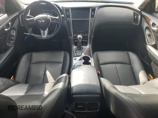2018 Infiniti Q50 Sport with VIN JN1EV7AP3JM360808, listed as a Copart auction lot 43242355 with 57,089 mi miles and Clean Title. Bid and sale history available at carsss.com. Image 8.