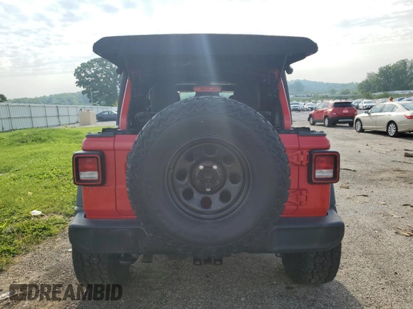 2018 Jeep Wrangler Unlimited Sport S z VIN 1C4HJXDG6JW165825, wystawiony jako Copart lot #59548785 z przebiegiem Nie podano mil oraz Nie do naprawy • Non repairable. Historia ofert i sprzedaży dostępna na DreamBid. Obrazek 6.