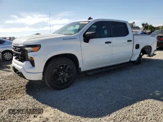 2022 Chevrolet Silverado 1500 Custom with VIN 1GCPDBEK6NZ640645, listed as a Copart auction lot 52399385 with 35,464 mi miles and Salvage Title. Bid and sale history available at carsss.com. Image 1.