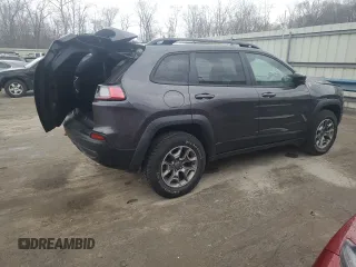 2022 Jeep Cherokee Trailhawk with VIN 1C4PJMBX3ND540147, listed as a Copart auction lot 49957245 with Not Provided miles and Salvage Title. Bid and sale history available at DreamBid. Image 3.