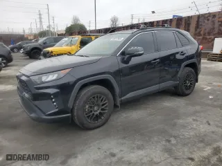 2021 Toyota RAV4 LE with VIN 2T3K1RFV6MW104779, listed as a Copart auction lot 49537905 with 45,461 mi miles and Salvage Title. Bid and sale history available at carsss.com. Image 1.
