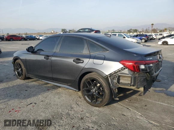 2024 Honda Civic Sport with VIN 2HGFE2F53RH544299, listed as a Copart auction lot 43572105 with 78,806 mi miles and Salvage Title. Bid and sale history available at DreamBid. Image 2.