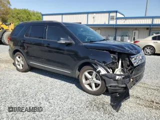 2018 Ford Explorer XLT with VIN 1FM5K7DH8JGC02629, listed as a Copart auction lot 50607615 with 71,018 mi miles and Salvage Title. Bid and sale history available at DreamBid. Image 4.