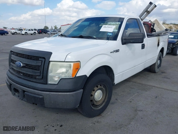 2014 Ford F-150 XL with VIN 1FTMF1CM6EKD40608, listed as a IAAI auction lot 40650148 with 163,333 mi miles. Bid and sale history available at carsss.com. Image 2.