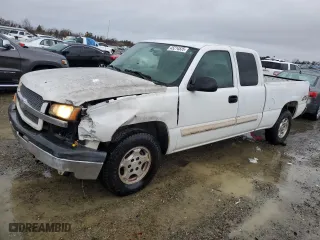 2004 Chevrolet Silverado 1500 LS with VIN 2GCEK19V441100438, listed as a Copart auction lot 45214535 with 231,075 mi miles and Salvage Title. Bid and sale history available at carsss.com. Image 1.