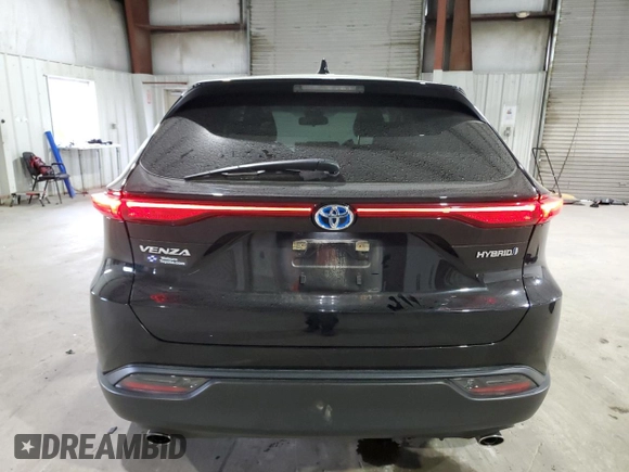 2022 Toyota Venza LE with VIN JTEAAAAHXNJ087995, listed as a Copart auction lot 52074314 with 55,892 mi miles and Salvage Title. Bid and sale history available at carsss.com. Image 6.