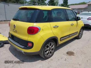 2014 FIAT 500L Trekking z VIN ZFBCFADH0EZ020742, wystawiony jako IAAI lot #42480674 z przebiegiem 141 563 mil mil oraz . Historia ofert i sprzedaży dostępna na DreamBid. Obrazek 4.