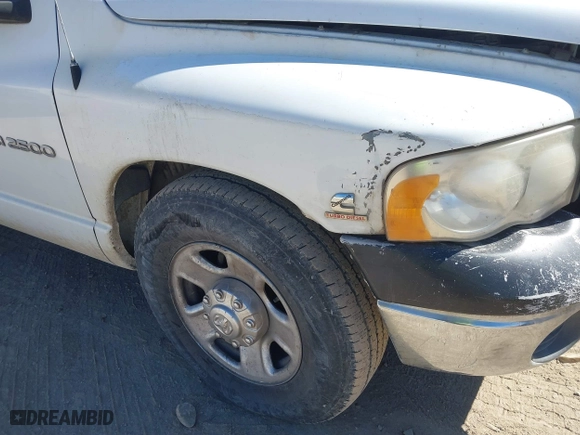 2003 Dodge Ram 2500 ST with VIN 3D7KA28673G732934, listed as a IAAI auction lot 41419224 with 364,274 mi miles. Bid and sale history available at carsss.com. Image 18.