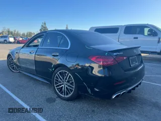 2024 Mercedes-Benz C 63 S AMG E Performance with VIN W1KAF8AB6RR186031, listed as a Copart auction lot 84220074 with 7,202 mi miles and Salvage title. Bid and sale history available at DreamBid. Image 2.