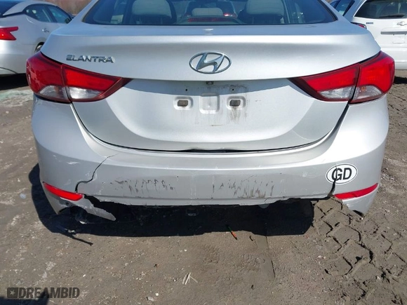 2016 Hyundai Elantra SE with VIN KMHDH4AE0GU480888, listed as a IAAI auction lot 41923645 with 120,830 mi miles. Bid and sale history available at carsss.com. Image 6.