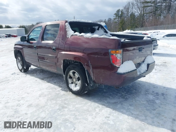 2007 Honda Ridgeline RT with VIN 2HJYK16267H544838, listed as a IAAI auction lot 41586748 with 153,410 mi miles. Bid and sale history available at carsss.com. Image 3.