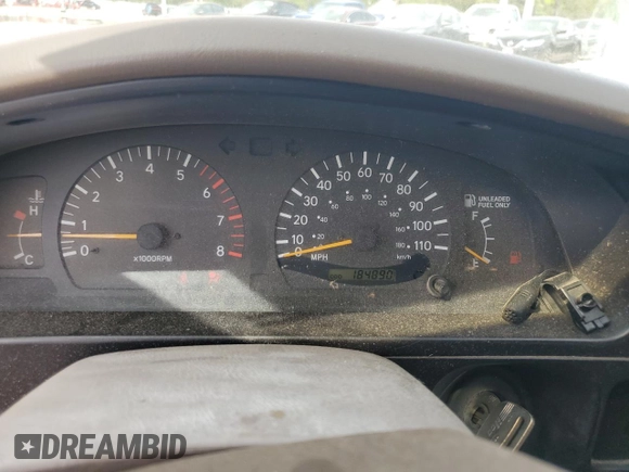 1999 Toyota Tacoma PreRunner with VIN 4TASN92N6XZ563899, listed as a Copart auction lot 50789965 with 184,890 mi miles and Salvage title. Bid and sale history available at DreamBid. Image 9.