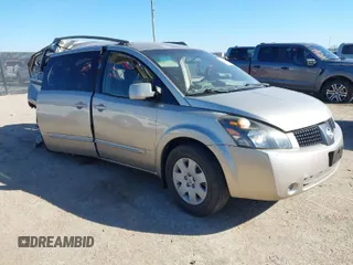 2004 Nissan Quest S with VIN 5N1BV28U14N370911, listed as a IAAI auction lot 41473696 with Not Provided miles. Bid and sale history available at carsss.com. Image 1.